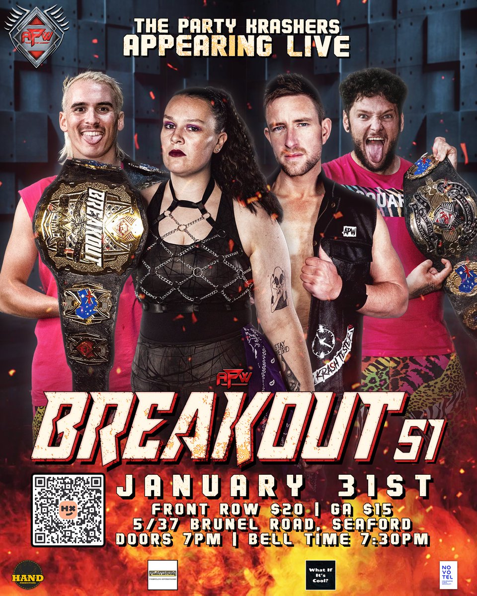 After a huge ending to 2024 which included multiple championship victories, The Party Krashers will be LIVE in the Adrenaline Zone to address their plans for the year ahead.

Tickets on sale NOW - don't miss out! 🎟️ shorturl.at/zb9Uq