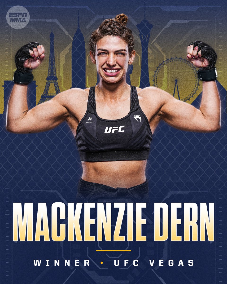 espnmma's tweet image. Make it back-to-back wins for Mackenzie Dern 💪 #UFCVegas101