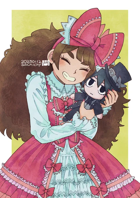 ゴスミとリタぬいぐるみ。 
