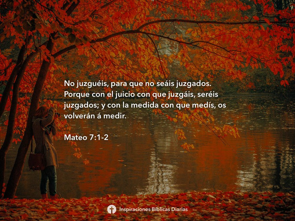 SpecialJanni's tweet image. #Mateo7:1-2

Nuestro Señor, evidentemente, no condena con estas palabras el juicio honesto que, por nuestra propia seguridad y por el bien de la sociedad, nos vemos obligados a formar de los hombres y mujeres con quienes entramos en contacto. Tales juicios son inevitables. Pero