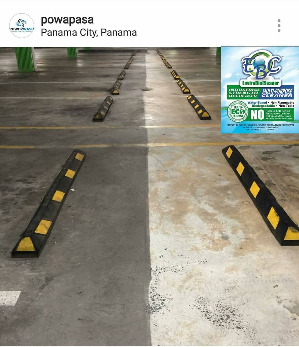 EBCleaner's tweet photo. #envirobiocleaner degreaser in Panama City Panama cleaning concrete 
https://t.co/M4JXpFudp8 https://t.co/a716s5WPtn
