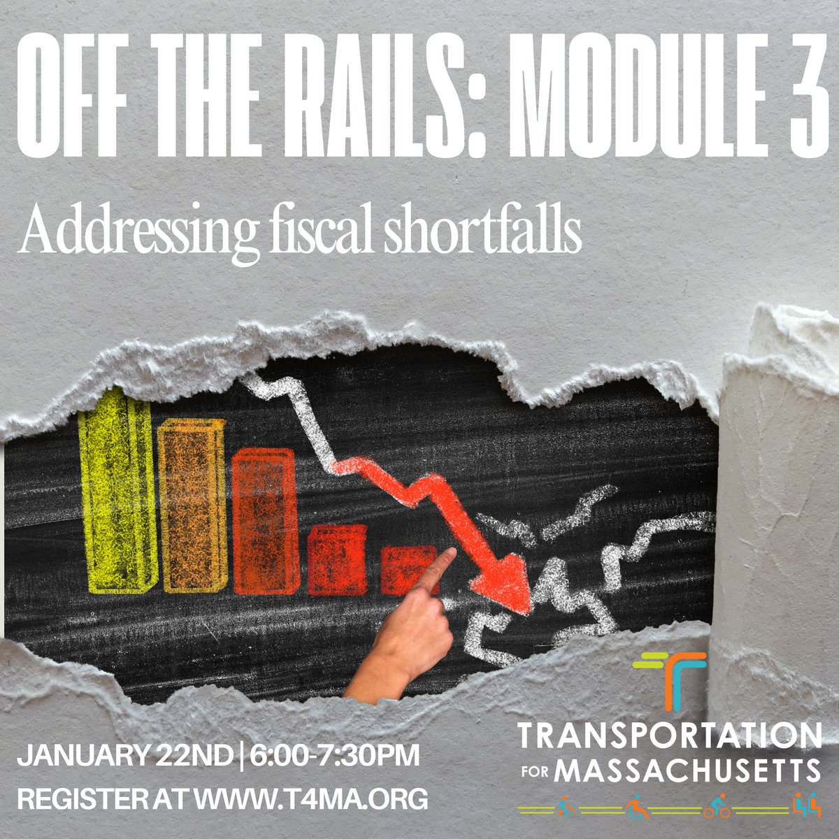🚍The People's Caravan - Off the Rails: Addressing Fiscal Shortfalls 

Join us Jan 22, at 6PM to discuss how to strengthen public transit in MA &amp; support equity for Black, brown, low-income, &amp; working-class communities.

With Sofia Owens, Jarred Johnson, &amp; Stacy Thompson

RSVP