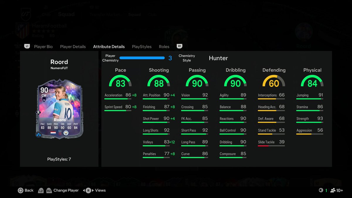 ElsaSolangeJR's tweet photo. Im not even joking, this card is the best playmaker ive used this year. 30k on the market is a joke. #roord #fc25 https://t.co/mE4pfY07YE