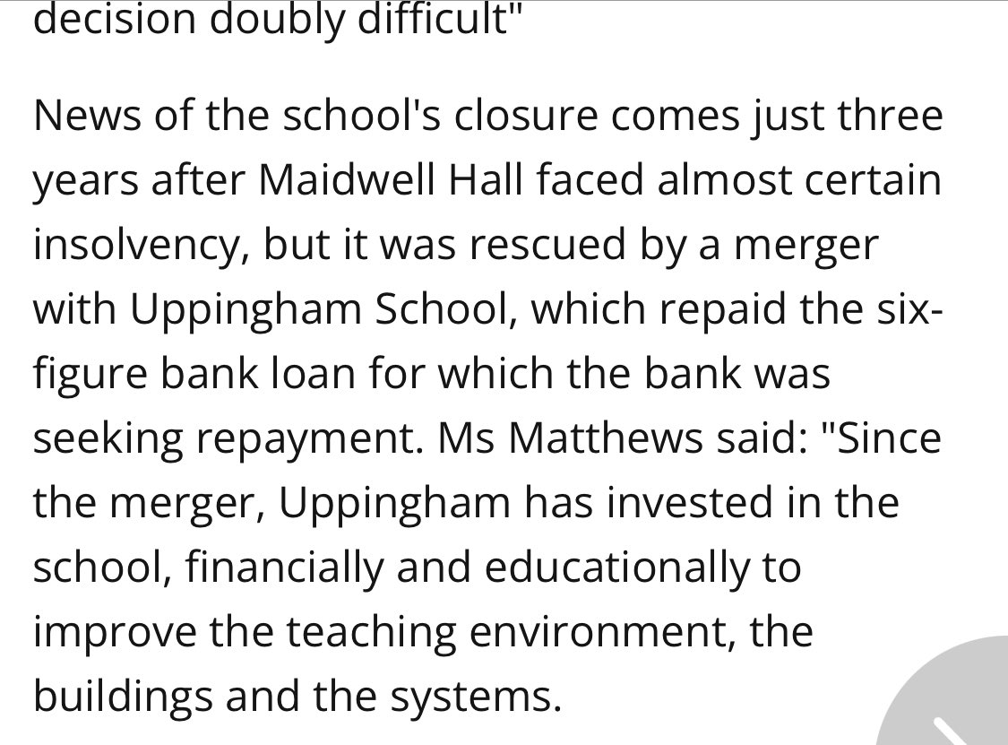 Spike_City's tweet photo. @VintiquesMark This is Maidwell hall, nearly closed three years ago under the tories. 
Nowt to do with vat. https://t.co/vbZNxyOEhH