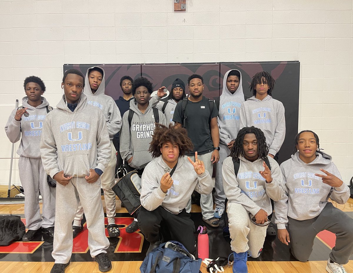 UA Wrestling brought home some medals from the Butler Tournament today! 

2nd Place:
•MarQuan Phillips-Rice
•Givanni Atkins
•London Lona

3rd Place:
•Roy Tucker
•Jarel Stone

Both teams are back in action this Tuesday, January 14th at West Platte.  <a href="/GreshamjUa/">UAGryphonsAthletics</a>