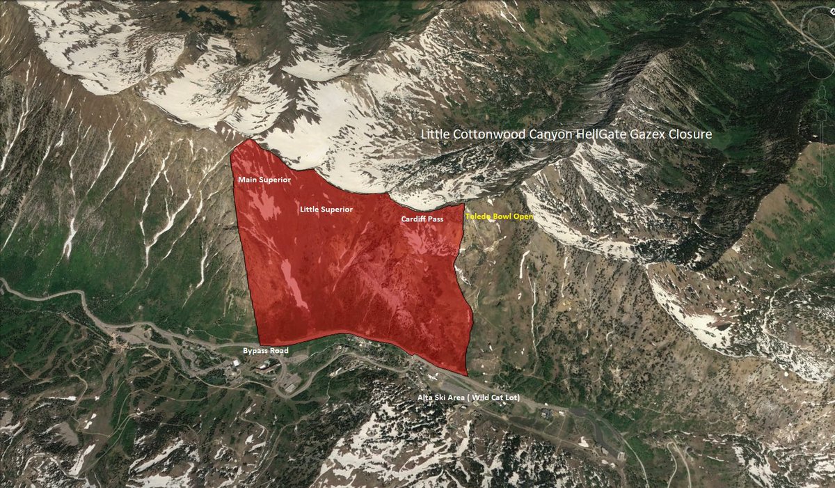 UDOT Avalanche (@udotavy) on Twitter photo Backcountry Closure, LCC Hellgate Gazex, 4:00 pm 1/11/25 to 08:30am 1/12 Hellgate Gazex Closure. Please stay out of closure area! Thanks
@UACwasatch
<a href="/AltaCentral/">Alta Central</a>
<a href="/UDOTcottonwoods/">UDOT Cottonwood Canyons</a> Backcountry Closure, LCC Hellgate Gazex, 4:00 pm 1/11/25 to 08:30am 1/12 Hellgate Gazex Closure. Please stay out of closure area! Thanks
@UACwasatch
<a href="/AltaCentral/">Alta Central</a>
<a href="/UDOTcottonwoods/">UDOT Cottonwood Canyons</a>