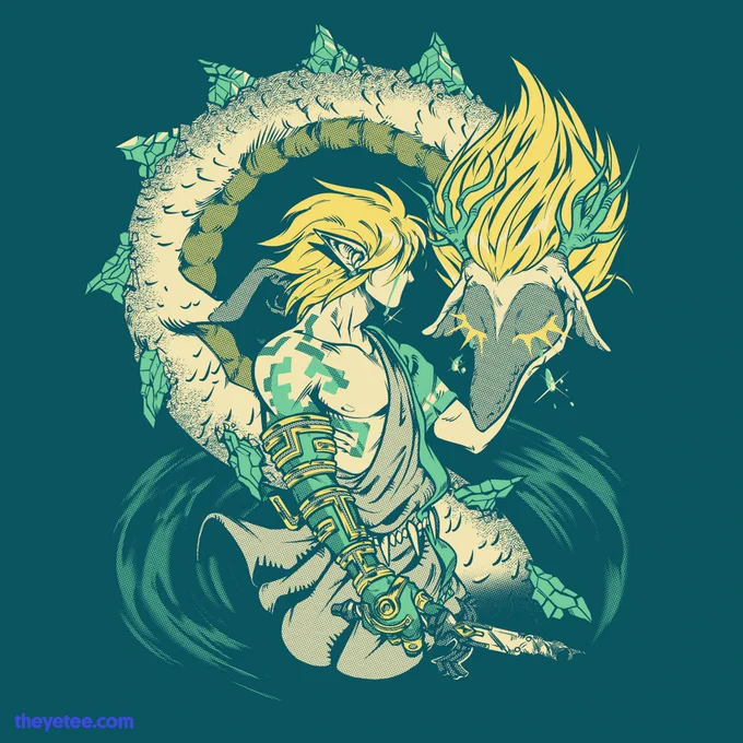 Don't cry for me, Hyrule. Designed by  as part of #AGDQ2025! $6 from each tee sold goes to   