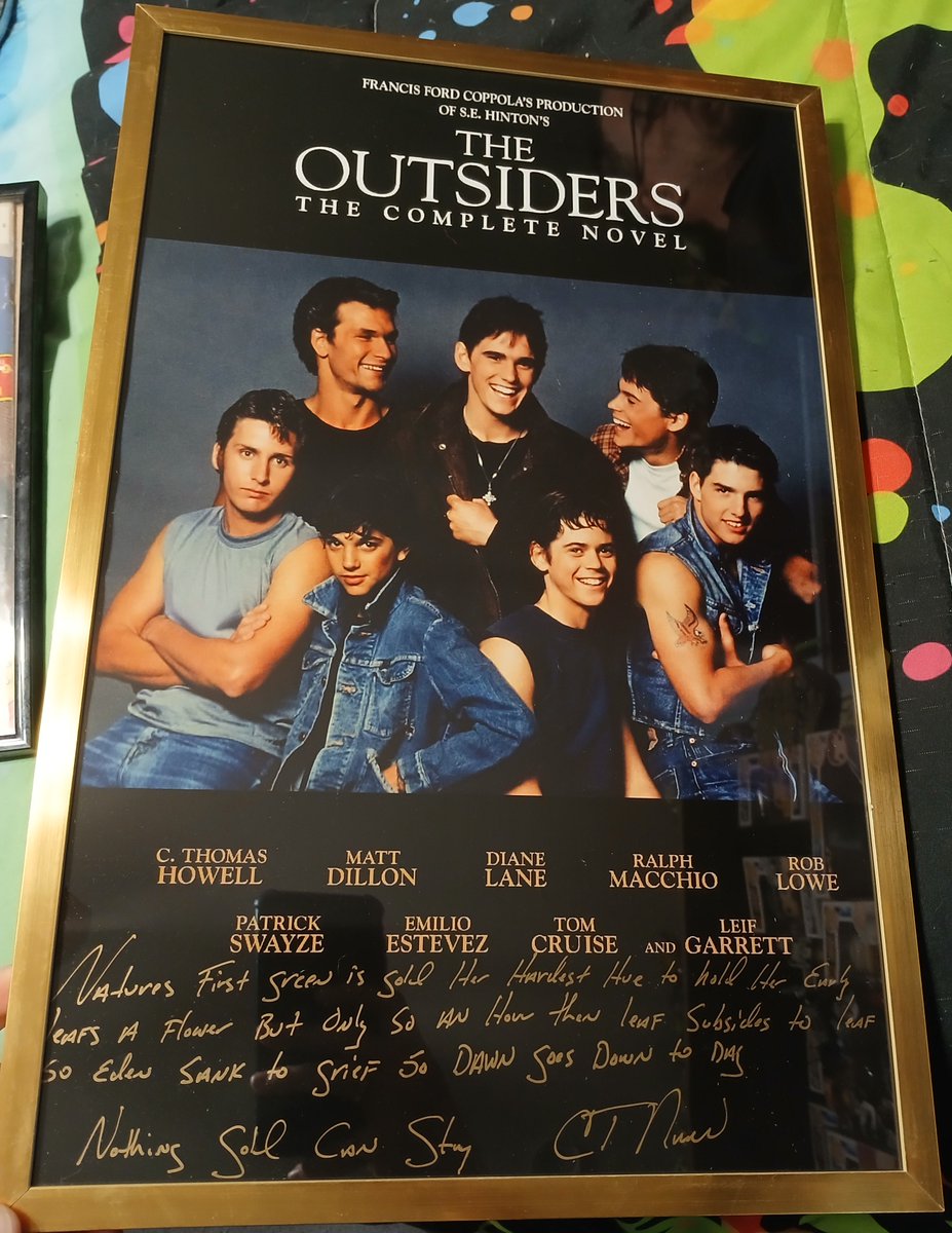 myshell1979's tweet photo. @OutsidersHouse got my new frame for my poster today! https://t.co/iADNyJ5AMp