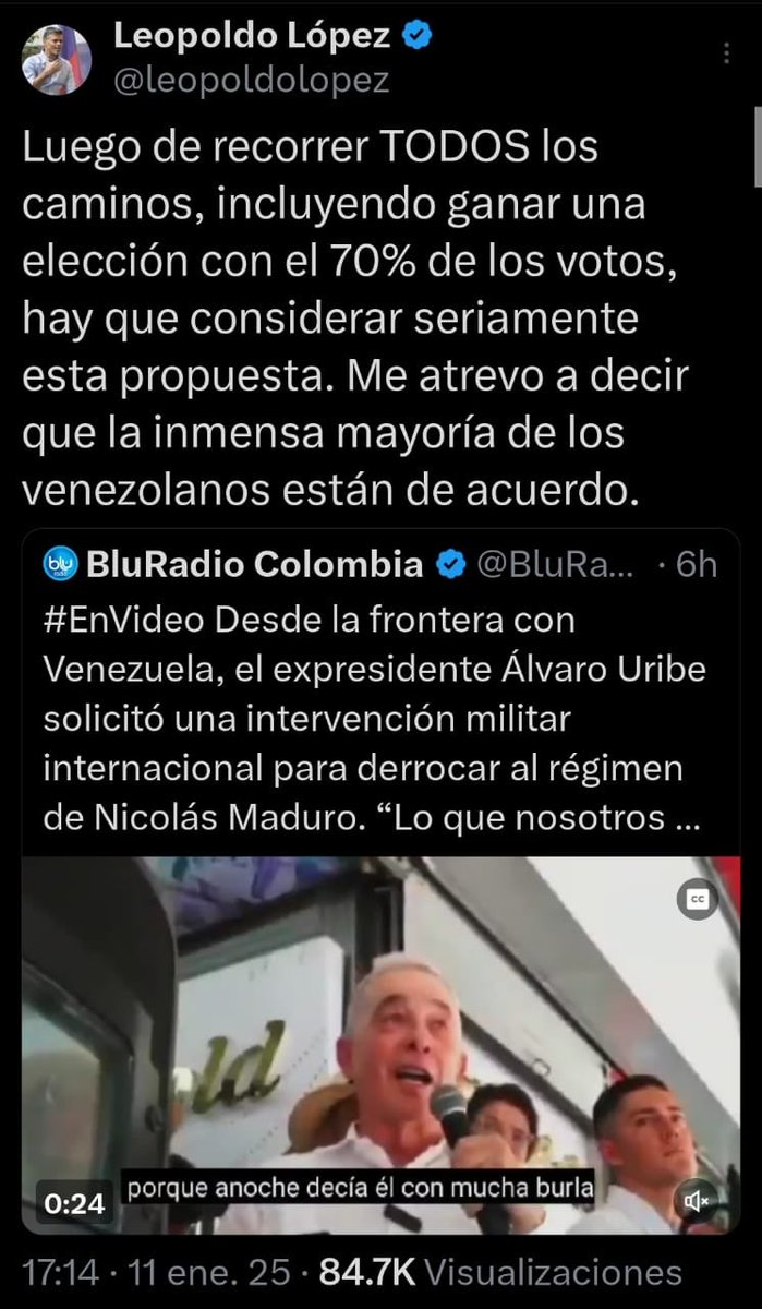 josebritoven's tweet photo. Mira cobarde sinvergüenza, ⁦@leopoldolopez⁩ que fácil es pedir una intervención militar estando fuera del país en un exilio dorado. Vente y ponte al frente del combate; pero antes rinde cuentas de todo lo que le has robado al pueblo venezolano https://t.co/akd2FWjEMN