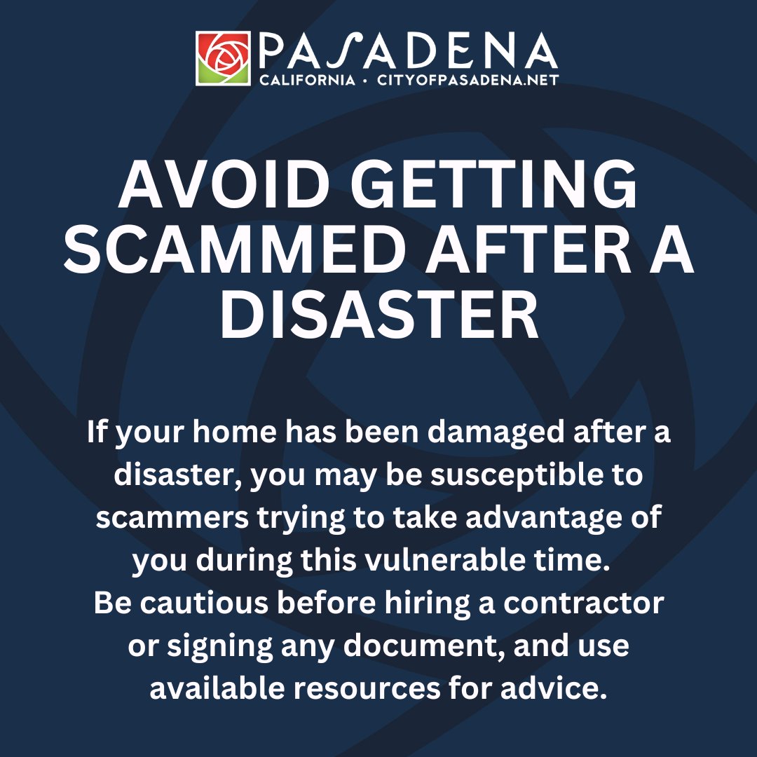 City of Pasadena tweet media