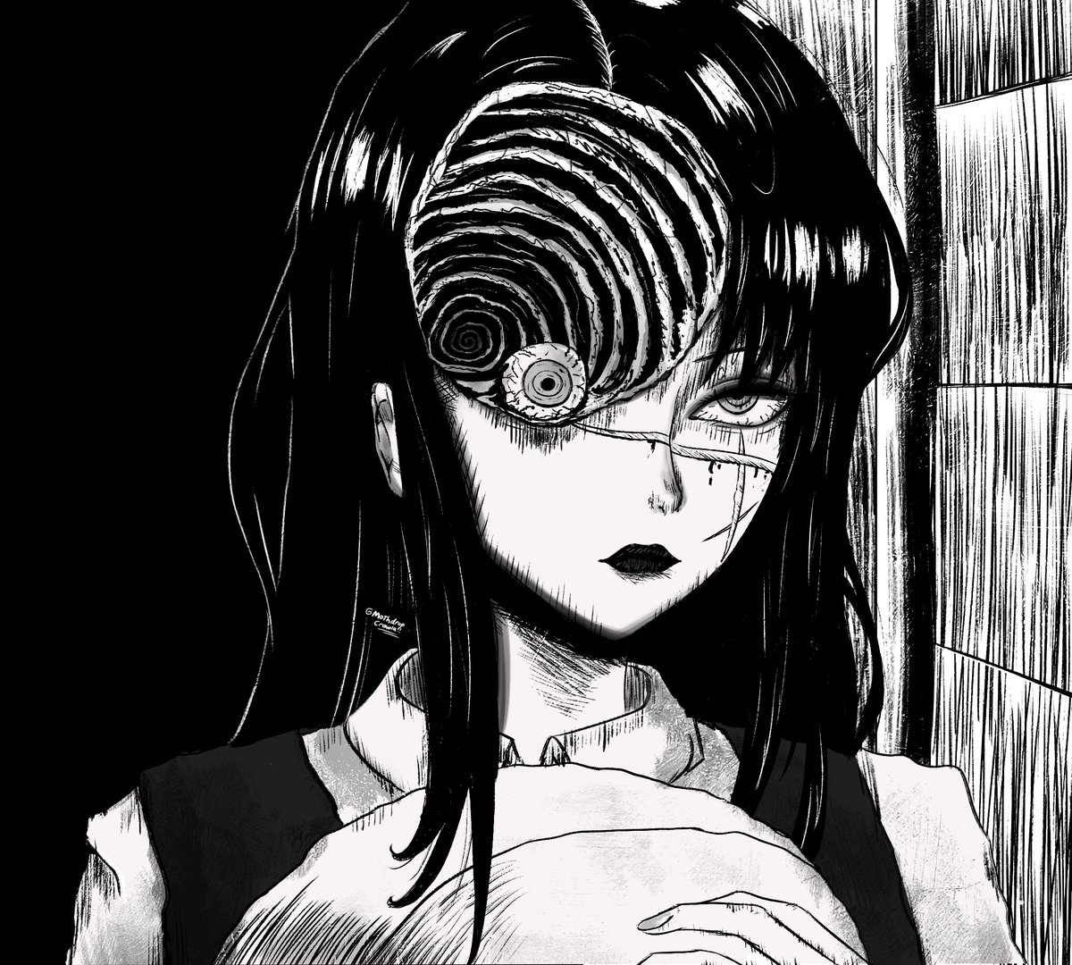 MothDropCrowla's tweet image. I like Chainsaw Man and Junji Ito

 #artshare