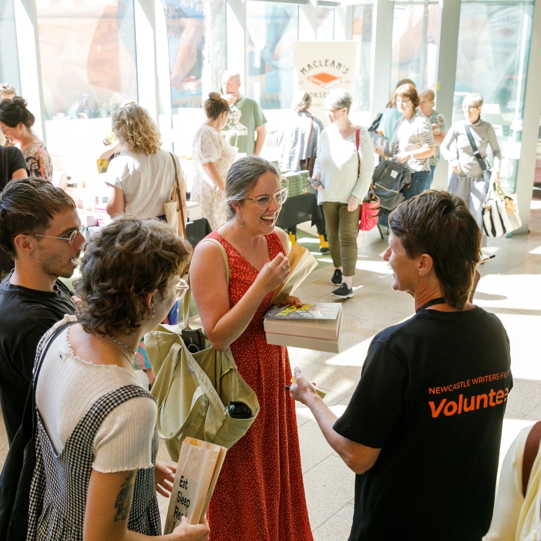 newcastlewritersfest (@newwritersfest) on Twitter photo Want to experience #NWF2025 behind the scenes? Join us on festival weekend as a volunteer! We have a range of roles available, from helping at the information desk to ensuring our sessions run smoothly as an usher.
Learn more & apply before 20 February at newcastlewritersfestival.org.au/volunteer-with… Want to experience #NWF2025 behind the scenes? Join us on festival weekend as a volunteer! We have a range of roles available, from helping at the information desk to ensuring our sessions run smoothly as an usher.
Learn more & apply before 20 February at newcastlewritersfestival.org.au/volunteer-with…
