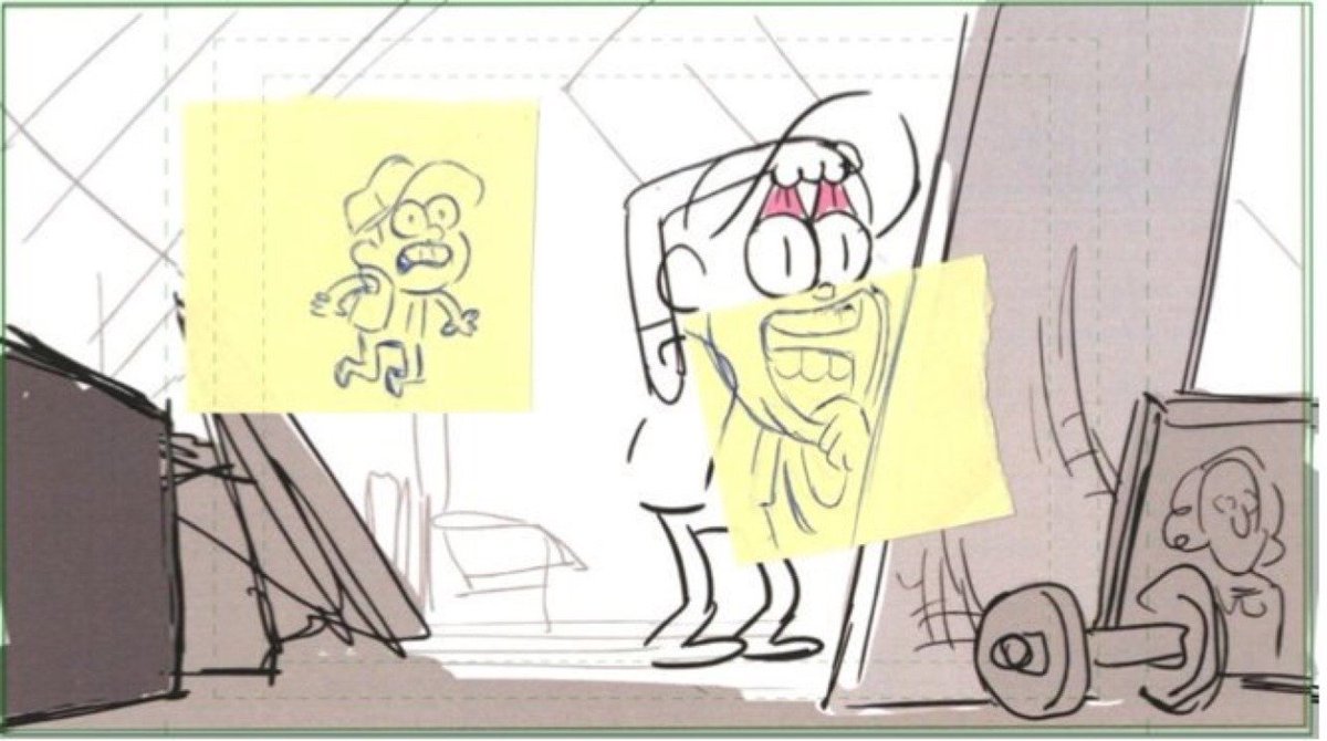 Bipper being silly in storyboard form.

Made by Alex Hirsch and Chris Houghton.