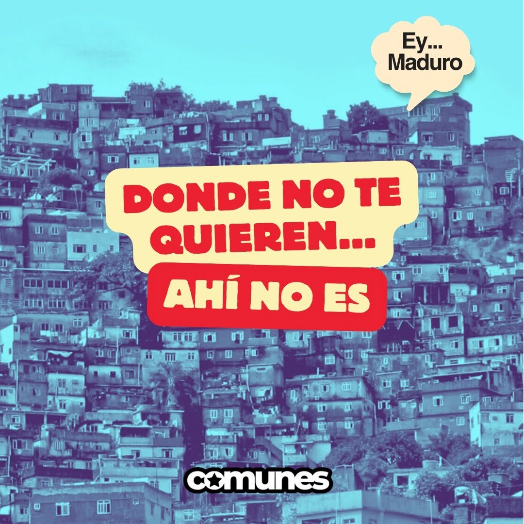 efpaligomezg's tweet photo. ¡Ey Maduro!
Dónde no te quieren...
ahí no es.
#PorLaDemocraciaYLosPresos
#PorLaDemocraciaYLosPresos
#PorLaDemocraciaYLosPresos https://t.co/hin1UaNAhF