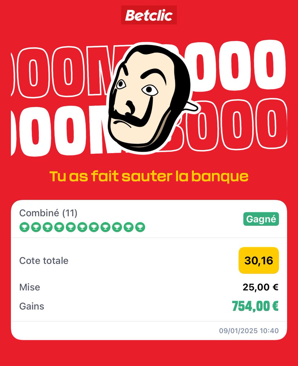 EasyPronos21's tweet image. ⁦@ValueBet3⁩ 
On est ensemble 🫠