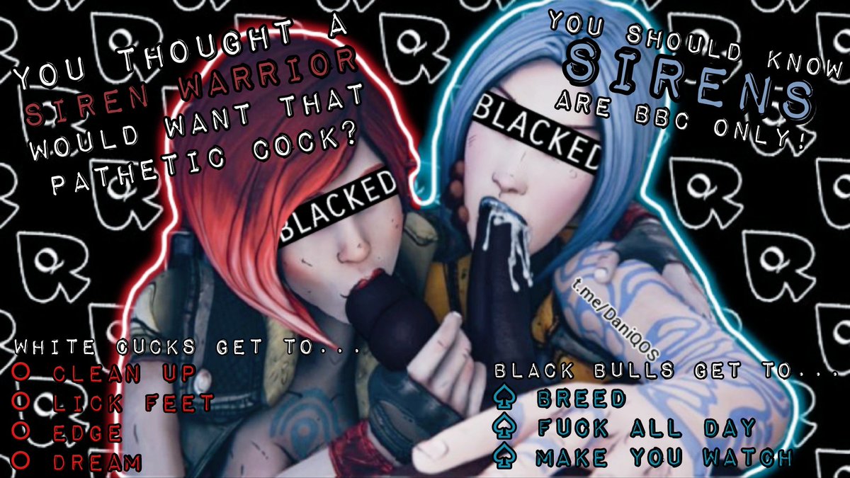 DaniTalksQOS's tweet photo. Of course the Siren warriors of Pandora support the #BNWO. It would create a powerful new generation. Thank God you like to watch, isn't that right, cucky?

#blacked #blackededit #QoS #QoSedit https://t.co/TwVwEREAYg