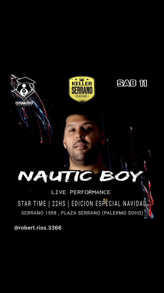 Nautic_Boy's tweet photo. 🎶🍻 ¡Hoy es el día! 🍻🎶
Te espero en Keller Bier a las 22 hs para una noche inolvidable llena de música y buena vibra. 🔥

Prepárate para disfrutar de mis tracks en vivo, pasarla increíble y compartir con amigos. ¡No faltes! 🙌🎤

#nauticboy https://t.co/kfWsI54nrh