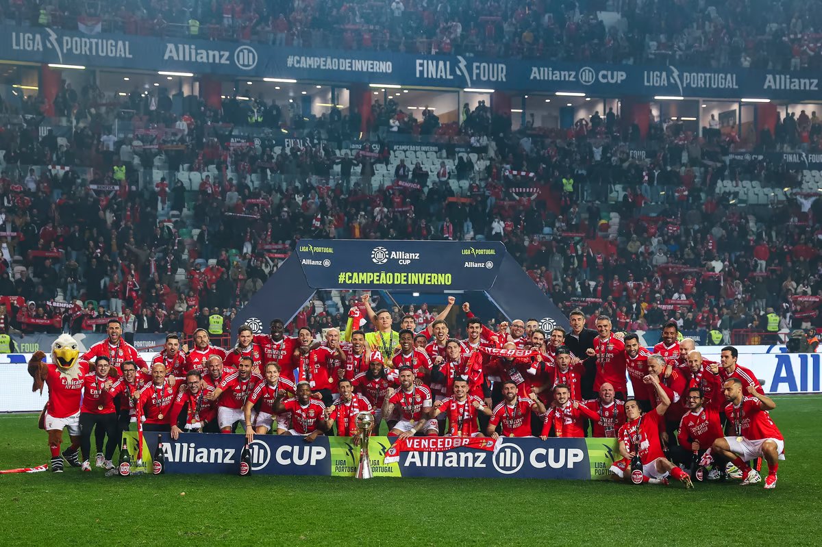 ✅ 8ª Taça da Liga! 🦅🏆❤️🤍