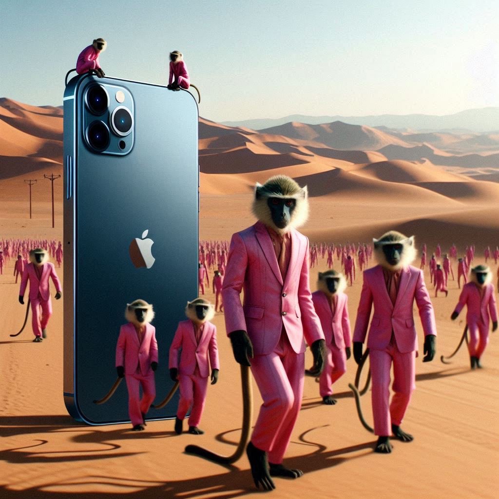 GolestanehPouya's tweet image. Every year, Apple drops a new iPhone, and we’re all like Jim chasing a banana! 🐒🍌📱 Same phone, new excuses to buy it! 😂 #iPhoneMadness #MonkeyLogic #TakeMyMoney 🍎 #TechLaughs #PouyaGolestaneh