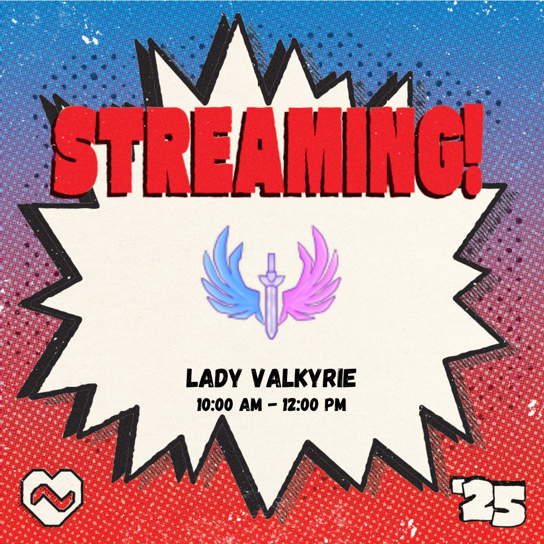 Time to join Lady Valkyrie live NOW until 12PM PT!

📺: twitch.tv/lady_vaikyrie

💙Donate and support: Game2Give.com