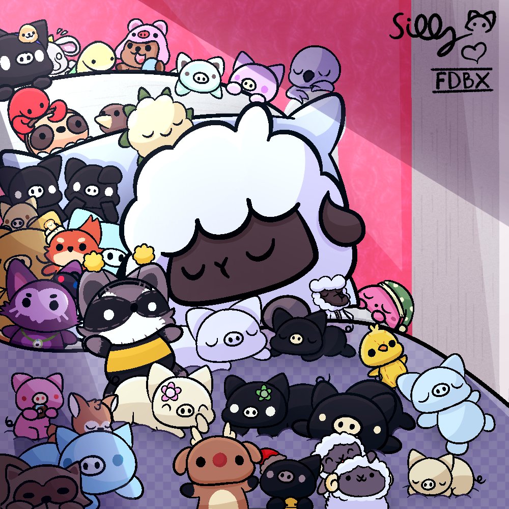 Dreaming Together~
Fluffub's birthday drawing and smol collab with <a href="/FreddieInDaBoxx/">FreddieInDaBoxx 💛</a>