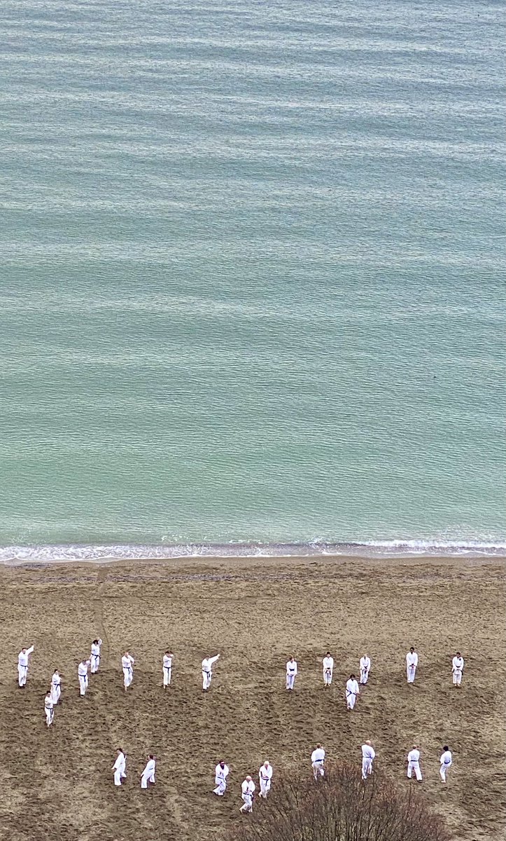 Martial arts on the beach #vancouver #englishbay #martialarts #bc