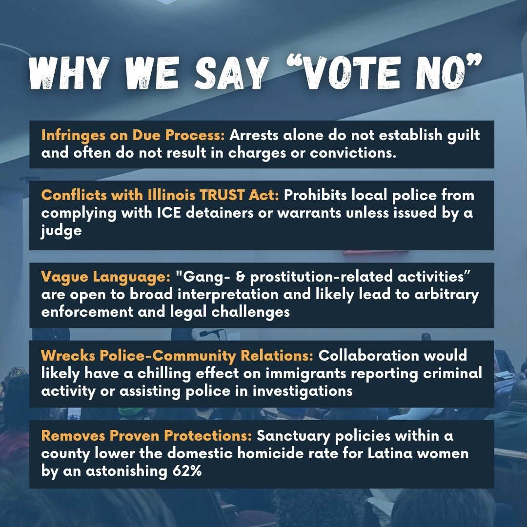 Use this toolkit bit.ly/welcomingcityc… to tell Alders to VOTE NO on loosening Chicago's Welcoming City Ordinance this Jan 15th. No need to preempt the federal clownshow in removing deeply held due process rights; make sure to tell your "Democratic Party" aligned alders that!
