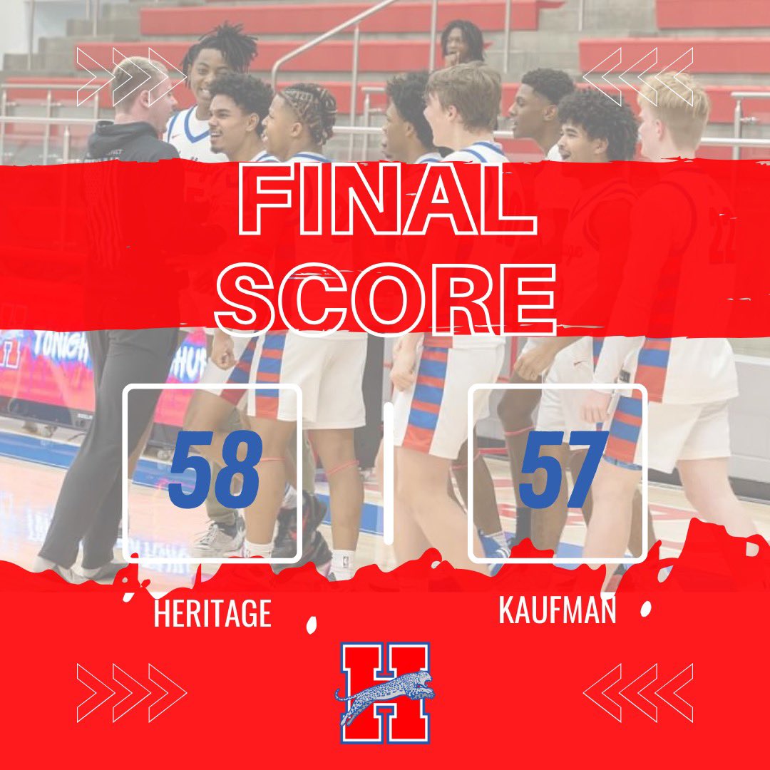 Heritage boys bball (@heritageboysbb) on Twitter photo Jags get a district win vs. Kaufman!
We were led in scoring by Kyler Harris (19), Luke McCain (15), and Christian Brooks (14)
<a href="/MidloHeritage/">Heritage HS</a> <a href="/MISD_Athletics/">Midlothian ISD Athletics</a> <a href="/Travis5mith/">Travis M. Smith</a> <a href="/hoopinsider/">Hoopinsider</a> Jags get a district win vs. Kaufman!
We were led in scoring by Kyler Harris (19), Luke McCain (15), and Christian Brooks (14)
<a href="/MidloHeritage/">Heritage HS</a> <a href="/MISD_Athletics/">Midlothian ISD Athletics</a> <a href="/Travis5mith/">Travis M. Smith</a> <a href="/hoopinsider/">Hoopinsider</a>