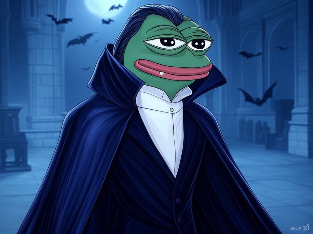 Cryptzzyy's tweet image. I asked Grok to show me an image of the next 1000x after $pepe and it showed me this image 🐸➡️🦇📈 $boppy will follow $pepe 🦇🐸📈

Bullish on $pepe $hoppy and $BOPPY 🦇