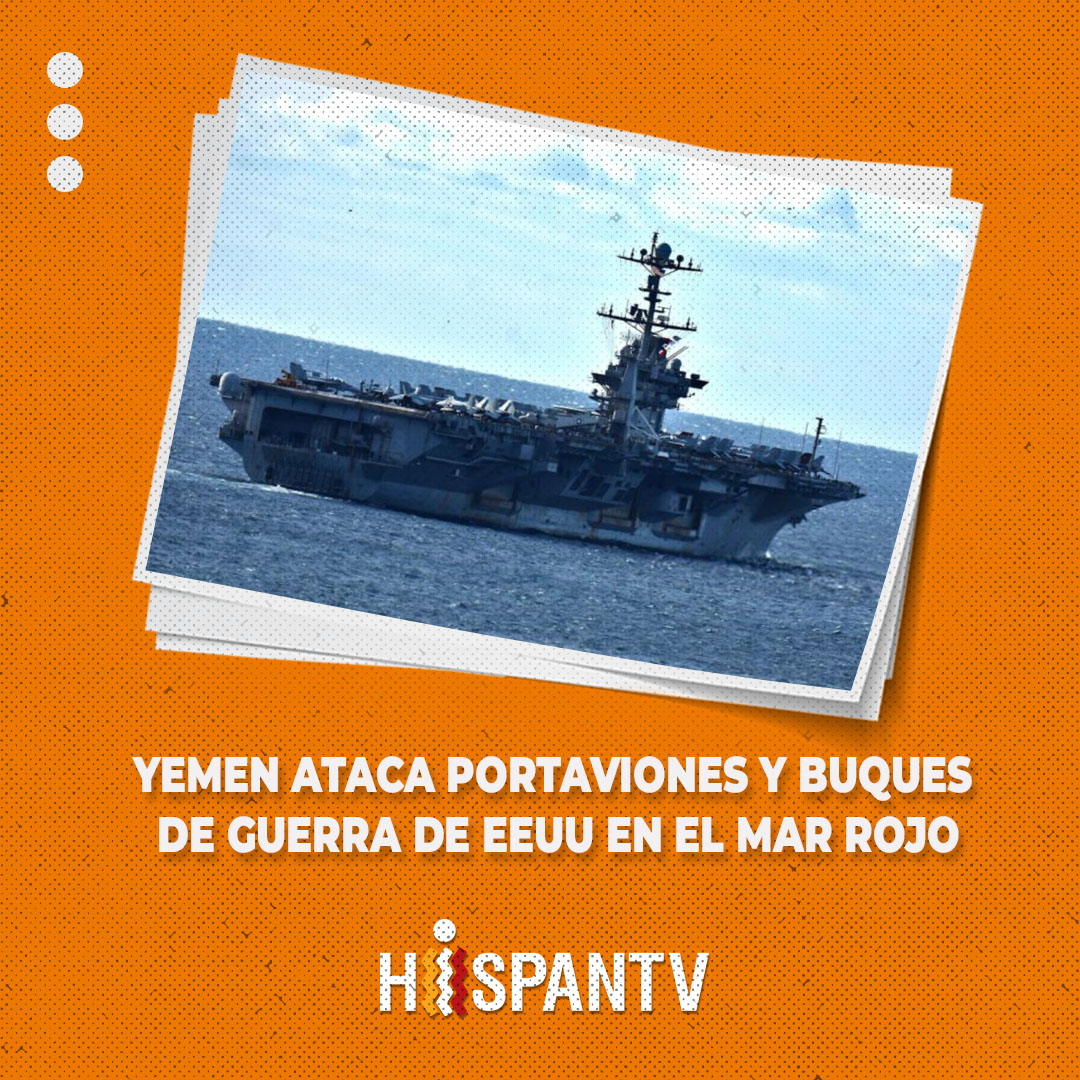 Nexo_Latino's tweet image. #Yemen ataca #portaviones y buques de guerra de #EEUU en el mar Rojo

Las 🇾🇪Fuerzas Armadas de Yemen han realizado una operación contra el 🇺🇸portaviones USS Harry S. Truman y otros buques de guerra estadounidenses en el mar Rojo.

🔗👉🏻 Nota completa: tinyurl.com/y2arcksc