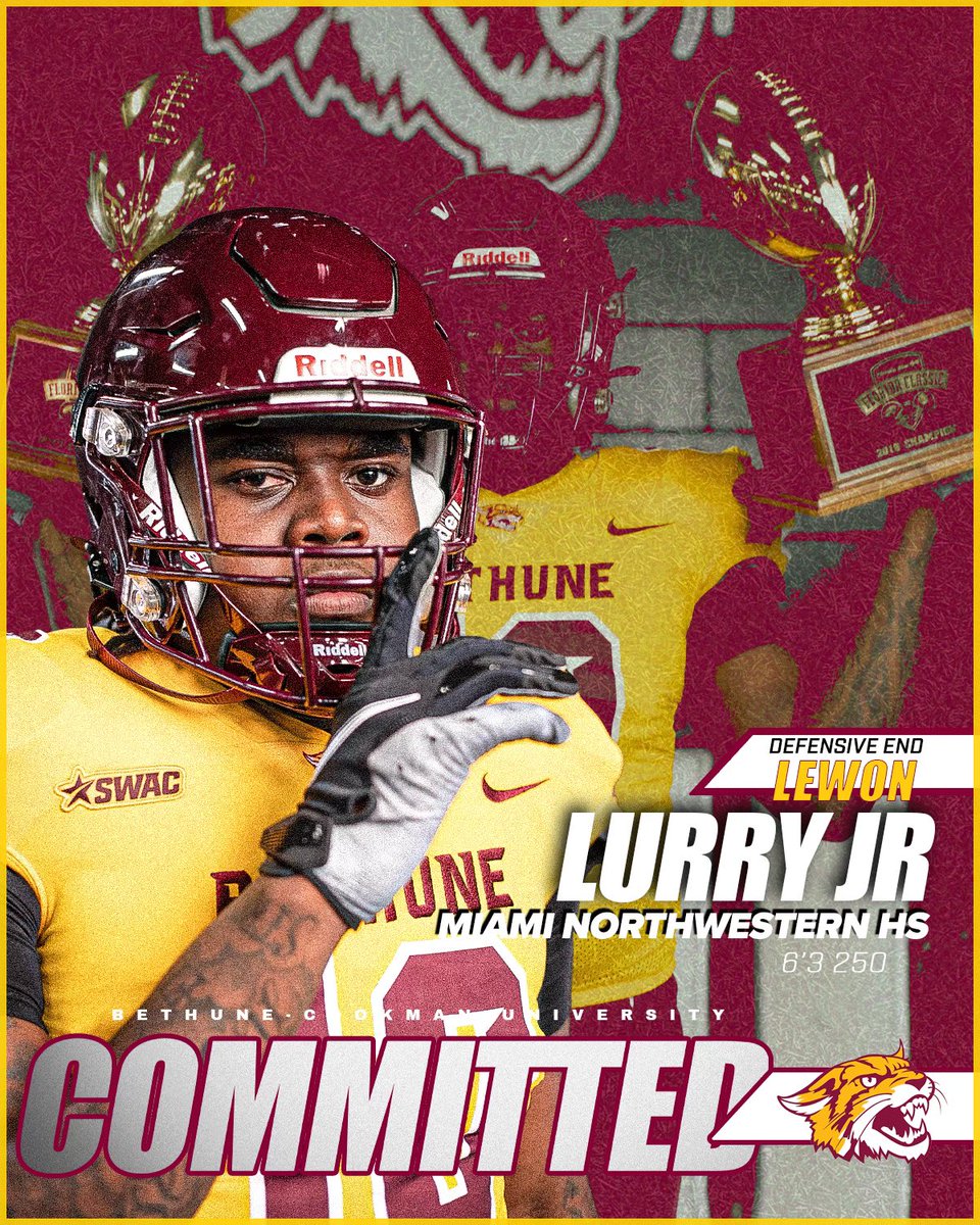 Lewon Lurry Jr (@lewonlurry1) on Twitter photo Its only up from here! 1000% COMMITTED! #blessed <a href="/CoachWoodie/">Raymond Woodie Jr.</a>
<a href="/BCUGridiron/">๐ Bethune-Cookman Football</a>
<a href="/BCUAthletics/">Bethune-Cookman Athletics</a>
<a href="/Coach_Wimbo/">Coach Wimbo</a>
<a href="/CoachColey35/">Coach Demetrius Coley</a>
<a href="/_TMJackson/">TJ</a>
<a href="/tbarragan5/">Tyler Barragan</a>
<a href="/COACHJDESSEIN/">Coach Jean</a>
<a href="/B_Wash72/">Coach Wash</a>
<a href="/CoachVerne/">Coach VERNE</a>
<a href="/mnw_fb/">Miami Northwestern_FB</a>
<a href="/coach_h2o/">Coach Bridge</a> Its only up from here! 1000% COMMITTED! #blessed <a href="/CoachWoodie/">Raymond Woodie Jr.</a>
<a href="/BCUGridiron/">๐ Bethune-Cookman Football</a>
<a href="/BCUAthletics/">Bethune-Cookman Athletics</a>
<a href="/Coach_Wimbo/">Coach Wimbo</a>
<a href="/CoachColey35/">Coach Demetrius Coley</a>
<a href="/_TMJackson/">TJ</a>
<a href="/tbarragan5/">Tyler Barragan</a>
<a href="/COACHJDESSEIN/">Coach Jean</a>
<a href="/B_Wash72/">Coach Wash</a>
<a href="/CoachVerne/">Coach VERNE</a>
<a href="/mnw_fb/">Miami Northwestern_FB</a>
<a href="/coach_h2o/">Coach Bridge</a>