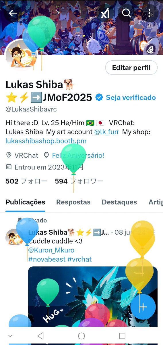 🐾 LUKAS SHIBA 🐾 Currently on hiatus (@lk_furr) / Posts / X