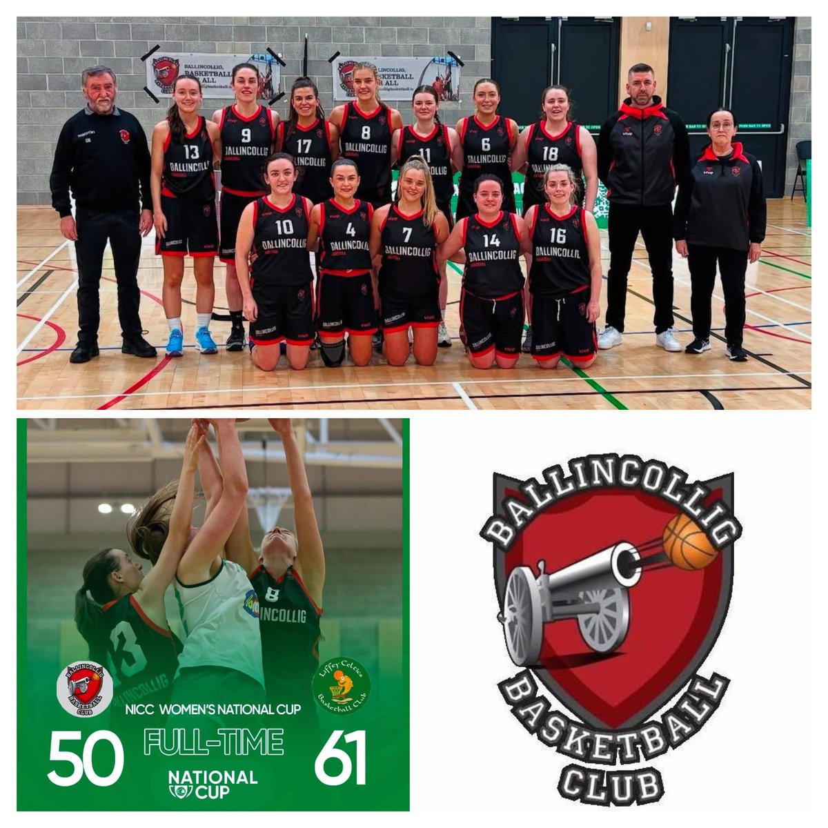 DanJCB001's tweet photo. Commiserations girls at @BallincolligB in today’s Women’s #NationalCup Semi-Final at the @MTUarena . Keep your Heads up. Best wishes @LiffeyCelticsBC in the Final 👏👊🏀🏆⚫️🔴 #UpTheVillage @BballIrl @irishguidedogs #NICC #Basketball #IrishGuideDogsBallincollig #Cork https://t.co/QpTmt4TvY7