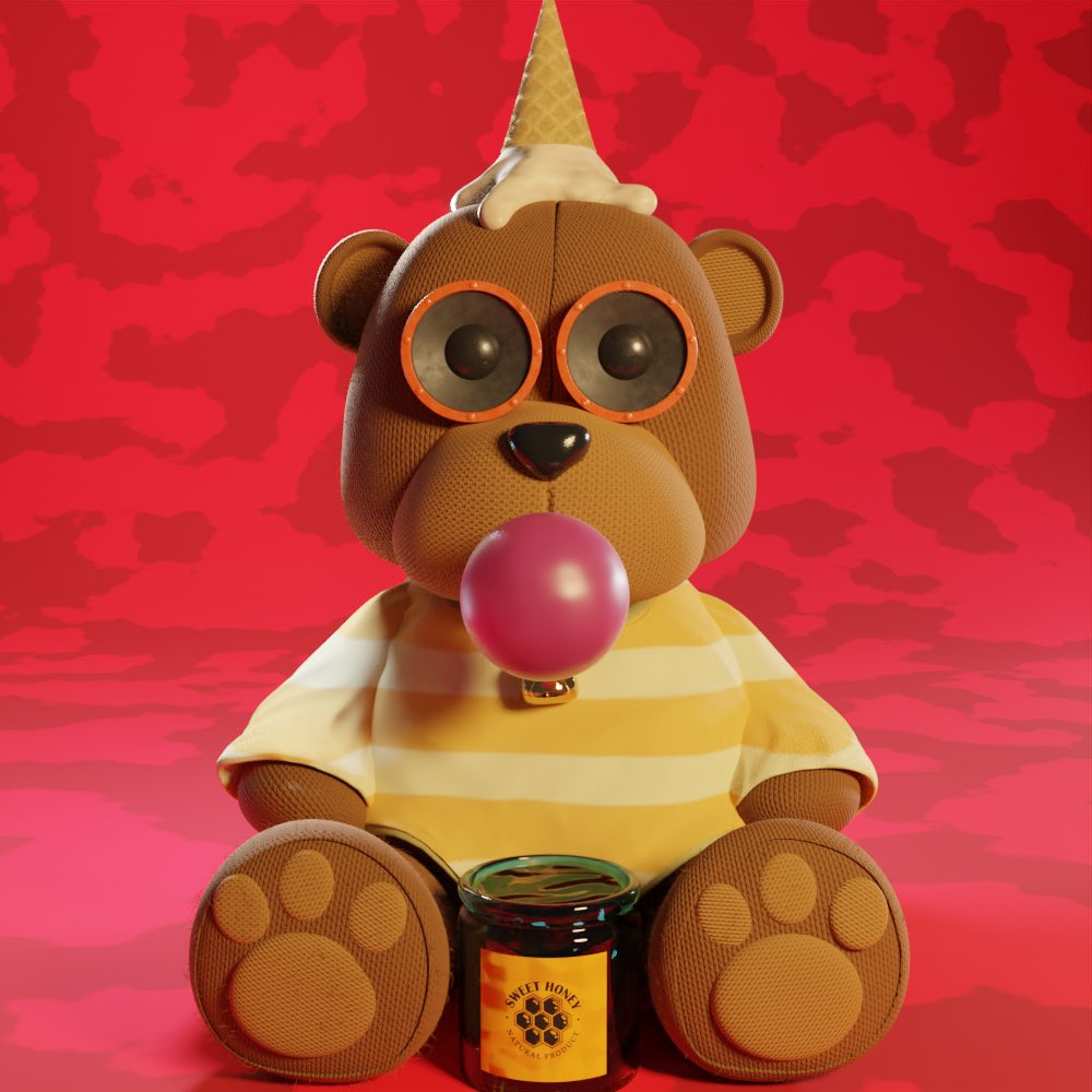 theboombears's tweet photo. 💥🤩Trait talk🤩💥 

From a sweet Jar of Honey🍯 to the Motoko Boombox🔊, to the Boomin Bearger Box🍔 to the Boom Boy console👾

The BoomBears have a unique collection of traits🔥

$ICP 🔊🧸♾️ https://t.co/N2Q5aLtBDv
