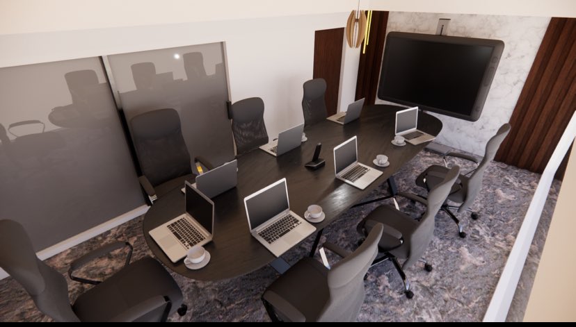 LubabatuMusa8's tweet photo. 🌟Transforming Spaces

Proud to unveil the sleek and modern conference room design I  recently completed.
Reach out to discuss your next project! Together, we can transform your vision into reality.
#InteriorDesign #ConferenceRoomDesign #WorkplaceInspiration https://t.co/5jOmQwhWRA