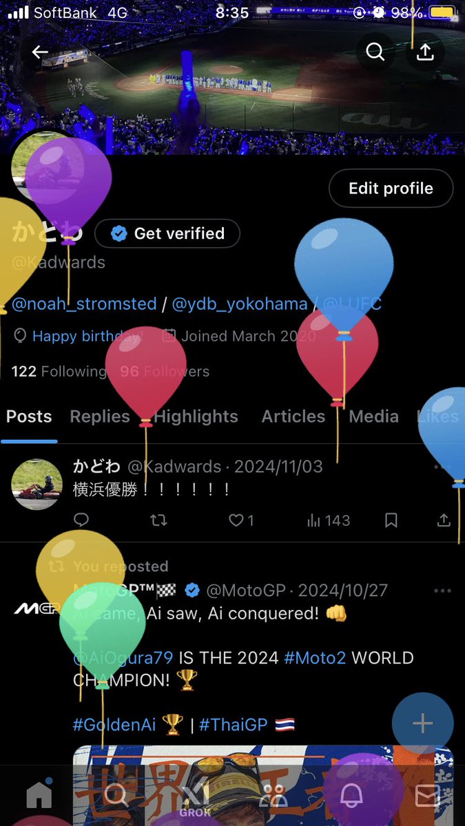 Kadwards's tweet photo. 23rd birthday
これからもよろしくお願いします🙇 https://t.co/OLug5TTKZj