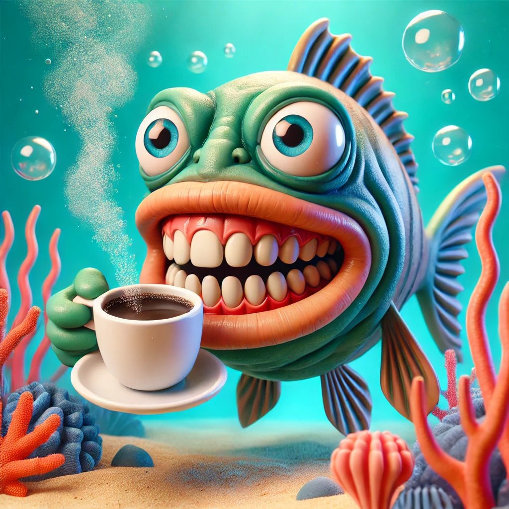 FishifiedNFT's tweet photo. 🌞 Happy Sunday, fishy friends! 🐟 Whether you're sipping coffee or swimming in dreams, we wish you a fin-tastic day full of smiles and good vibes! 🌊☕
#HappySunday #NFTCommunity #SundayMorning #aiartcommunity #fishai https://t.co/bdtqn75AND