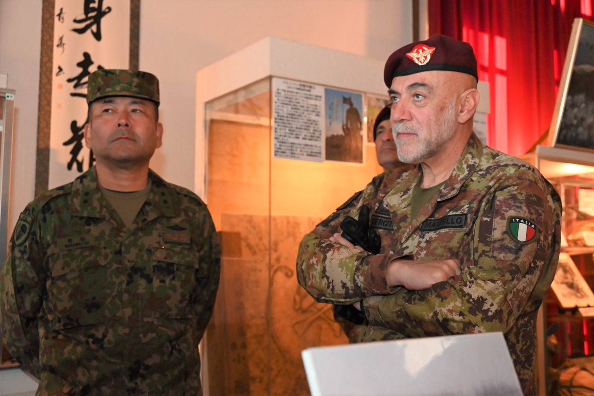 🇮🇹イタリア陸軍参謀長の第1空挺団訪問】 #第1空挺団 は、1月11