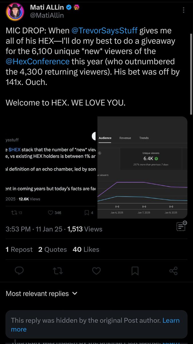 PulseChainES's tweet photo. @MatiAllin @trevorsaysstuff @hexconference F.Y.I, matti blocked me and hid my tweet 🤣

@RolandoCryptos

https://t.co/XqcqUZs1LH https://t.co/yJnNgajFsm