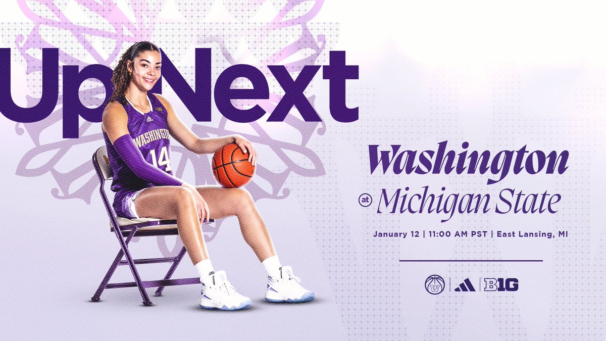 UW_WBB's tweet photo. Next up: Michigan State! 

🔗 https://t.co/K5TZ9XTxu7

#Becoming x #GoHuskies https://t.co/7ktRpWq5oy