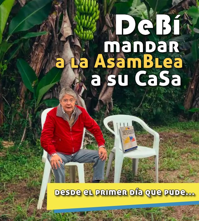 LassoGuillermo's tweet photo. Por el bien del país… 🎶🇪🇨 https://t.co/XdWuT69hoK