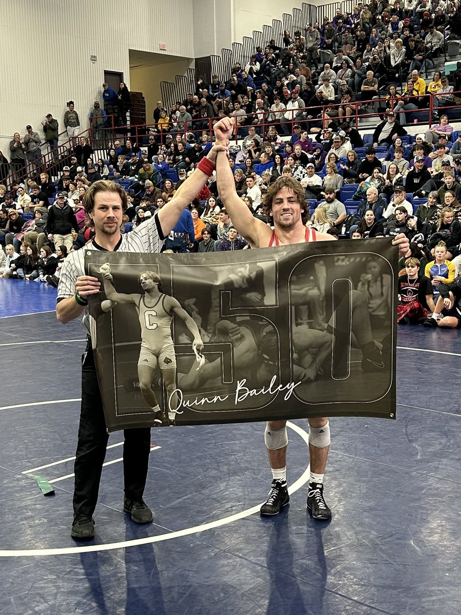 cardswrestle's tweet photo. Quinn Bailey’s pin the finals is his 150 career win. Congrats Quinn! 
@Huskermat @NEBwrestle @Quinn_Bailey21 https://t.co/WVZagPvnwF