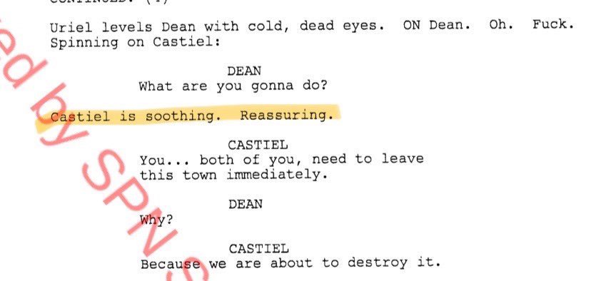 “Castiel is soothing. Reassuring.”

alpha cas sending protective pheromone canon??