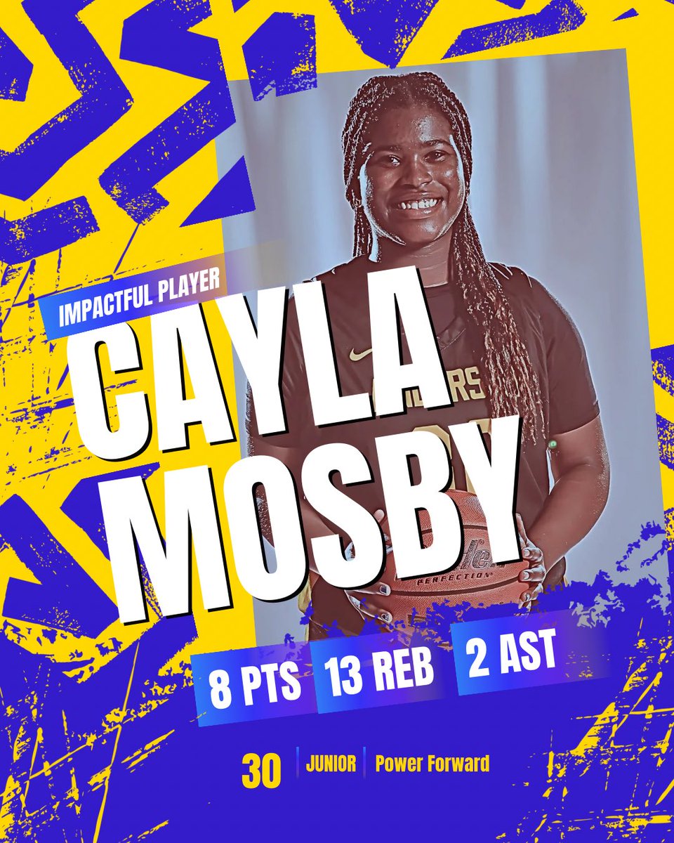 AndersonWBBall's tweet photo. 📈Junior Standout: Cayla Mosby 🌟

In last night's game versus Navarro, junior power-forward Cayla Mosby delivered an impressive performance. Her dominance on the boards and all-around play were instrumental in securing the win.
@d_hatcher80 @coach_counter https://t.co/rG7Su3diZ4