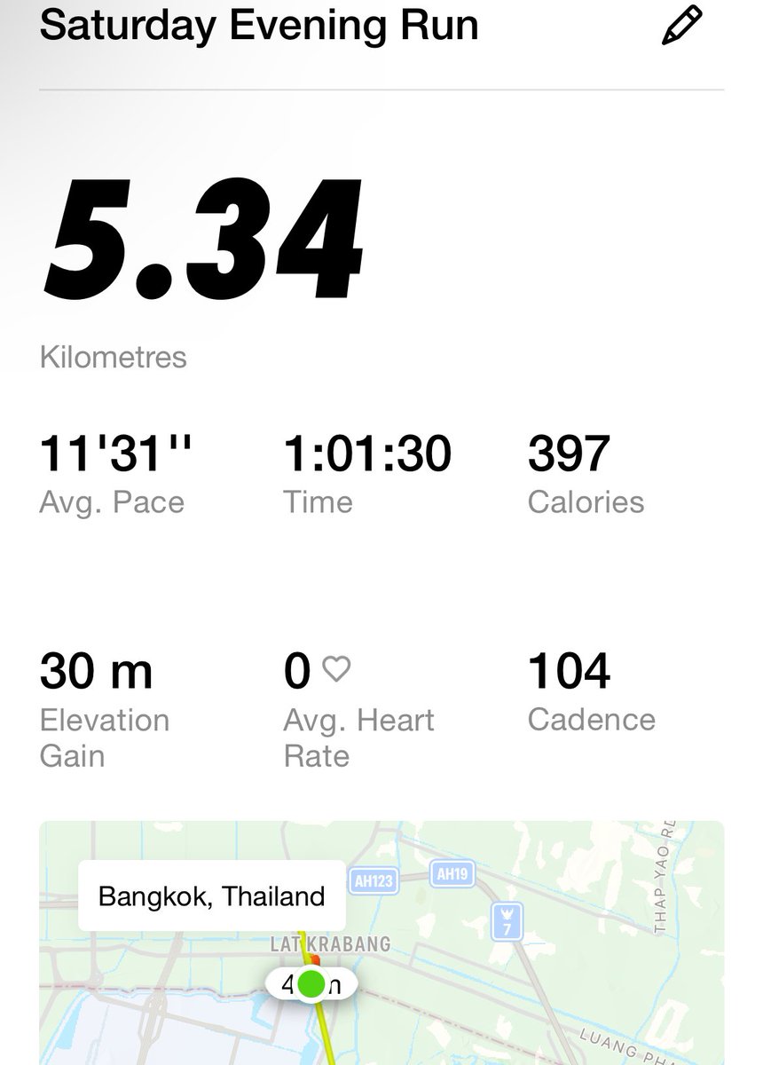 8_itme's tweet photo. Happy the first 5 km.💪🏻 https://t.co/8LbDIy4TW1