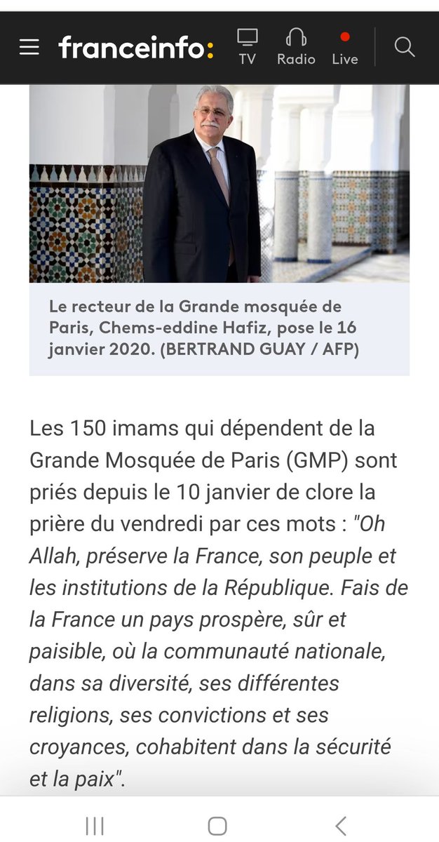 LaBte20's tweet photo. 2025✌🏿 #imam #mosquée #Paris #info https://t.co/DV2fFvBdZM