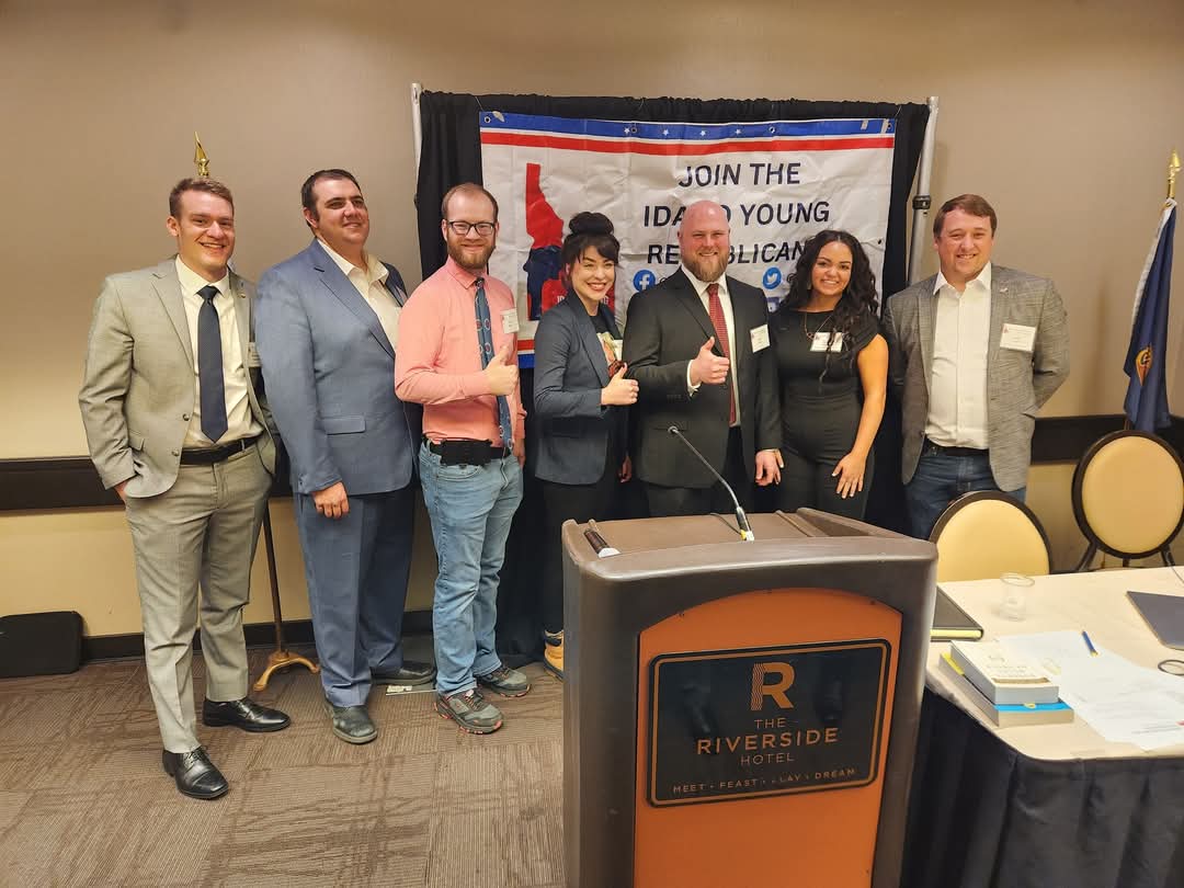 IdahoYRs's tweet image. Leadership Team for 2025 to 2027
Chair Tyler Kelly
Vice Chair Ben Fulcher
Treasurer Russell Dygert
Secretary Tyler Ricks
National Committeewomen Bailey Woolf
National Committeeman Jacob Cluff #idgop #idyr #youngrepublicans