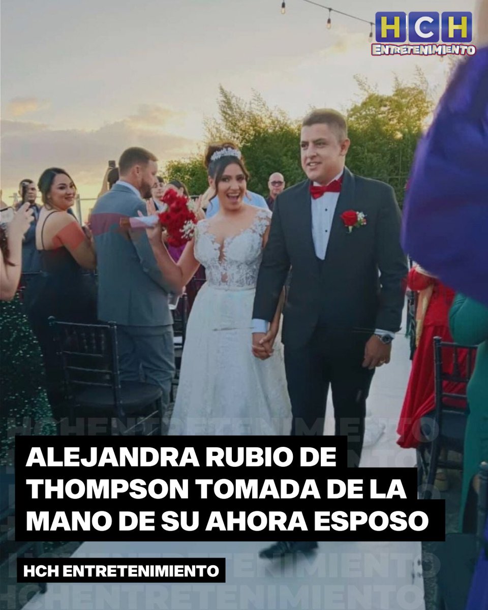 HCHEntretenimiento | 💒👰🏻\u200d♀️💍¡Marido y mujer! Alejandra Rubio ha dicho  que si en el altar y ahora pasa a ser la señora Thompson, la pareja ha  dicho “Sí, acepto” ➡️Ahora, tras una emotiva, image size:960x1200