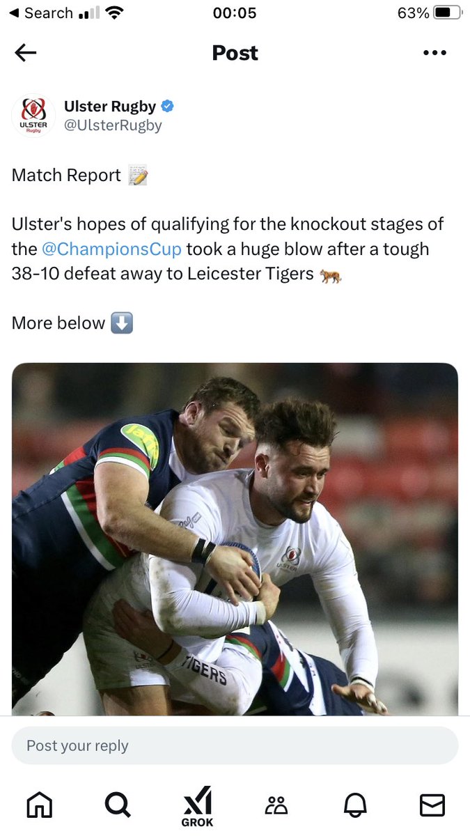 craftyb78's tweet photo. ⁦@BarryMurphyHG⁩ ⁦@andrew_trimble⁩ ⁦@PotholesPengui1⁩ I’m an Ulster fan 😅 but I think that blow has well and truly knocked us long before tonight sadly Barry was correct in his jovial jest 🙈 https://t.co/gB3iwBpXsv