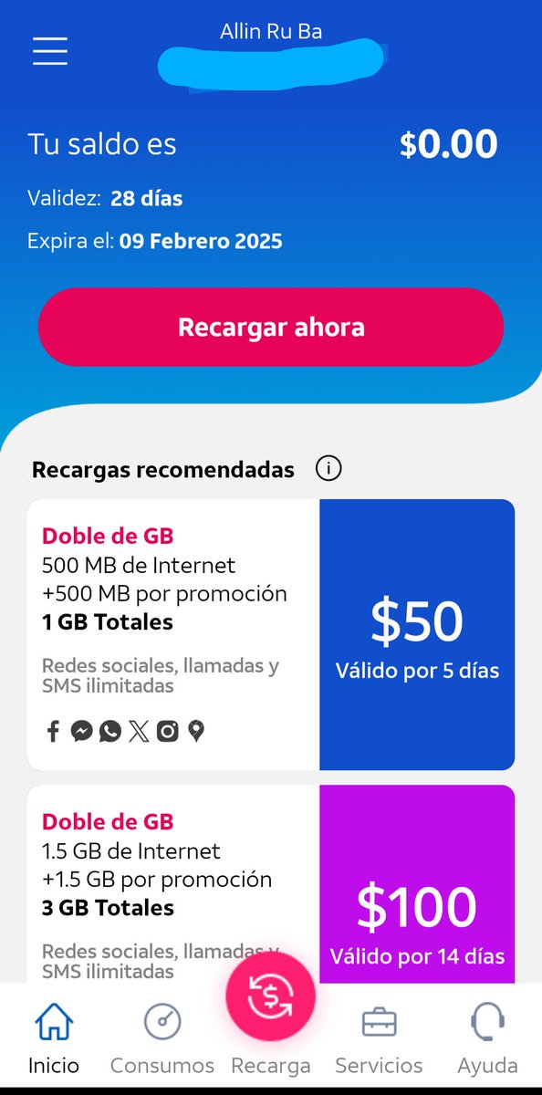 allinrubio's tweet photo. @ATTMx y mi recarga?, ayer tomaron el $ de mi cuenta, pero no tengo saldo pero mi no saldo es válido hasta el 9 de feb... 🤬 https://t.co/oDfQmOMVC7